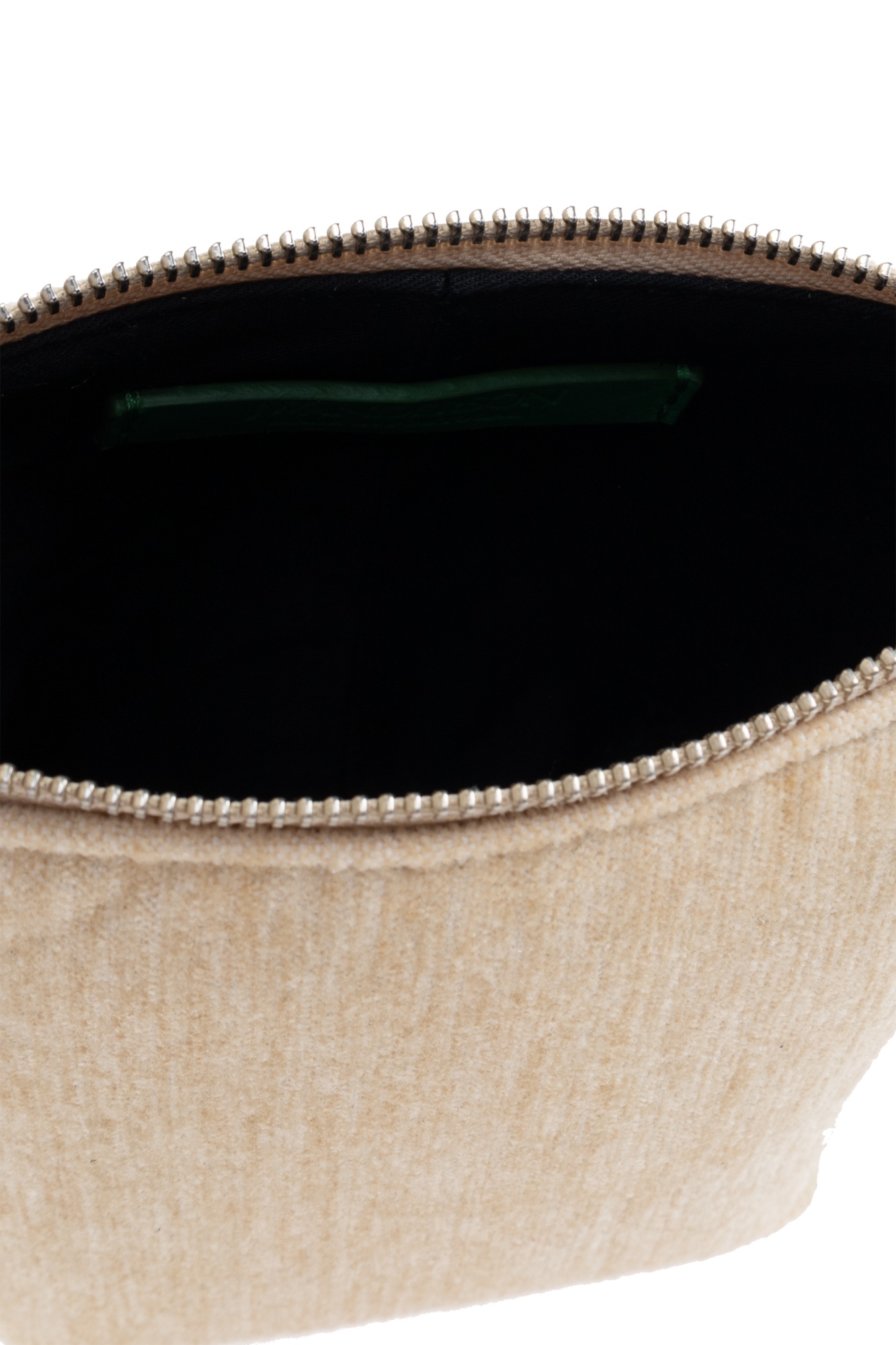 Jw Anderson Anchor Chenille Mini Top Handle Bag In Nude
