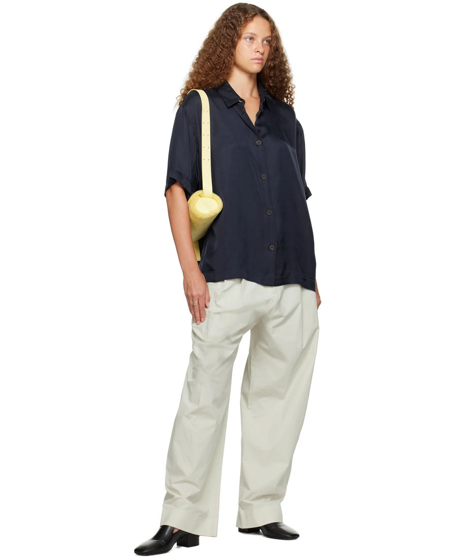 Studio Nicholson Acuna Wide-legged Casual Pants In White