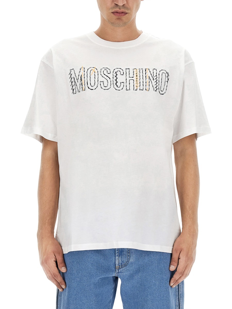 Moschino Short-sleeved T-shirt In White