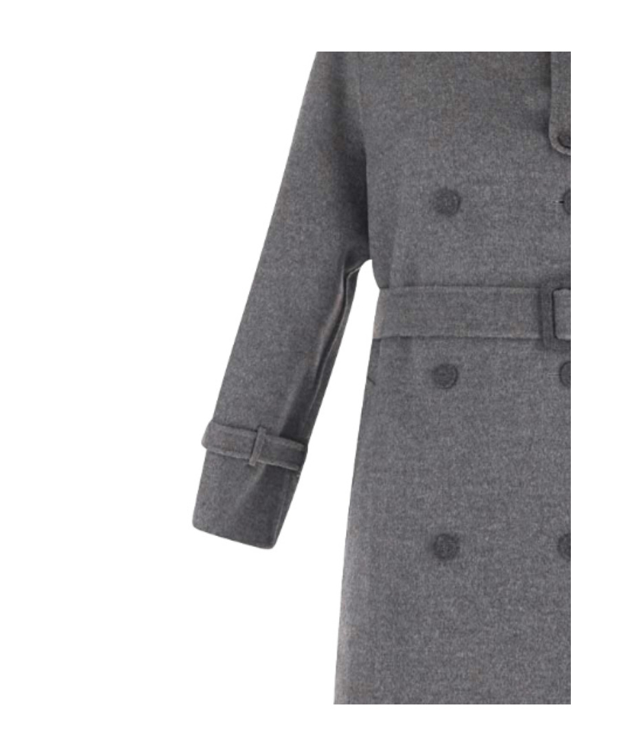 Fendi Grey Wool Coat