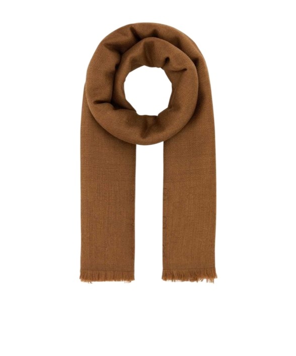 Shop Gucci Gg Wool Silk Jacquard Shawl In Brown