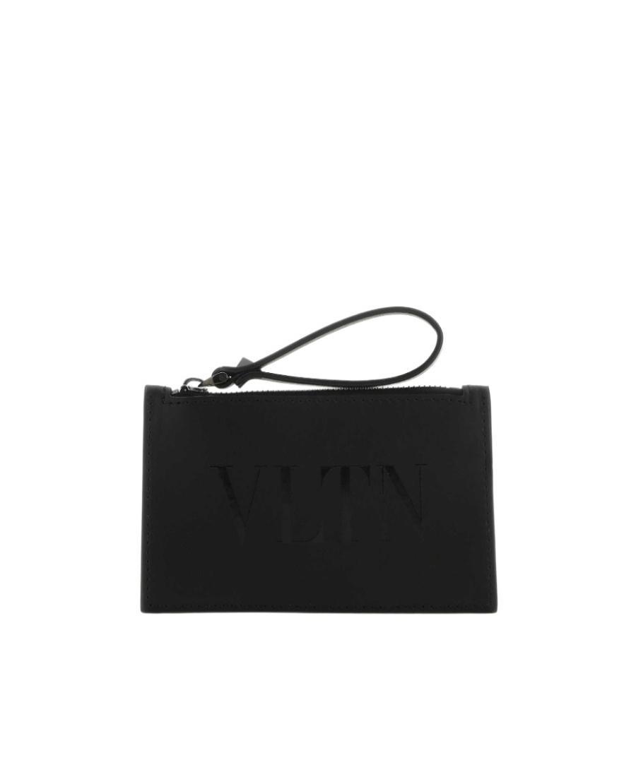 Valentino Garavani Valentino Garavani Rockstud Zip-up Wallet In Blue