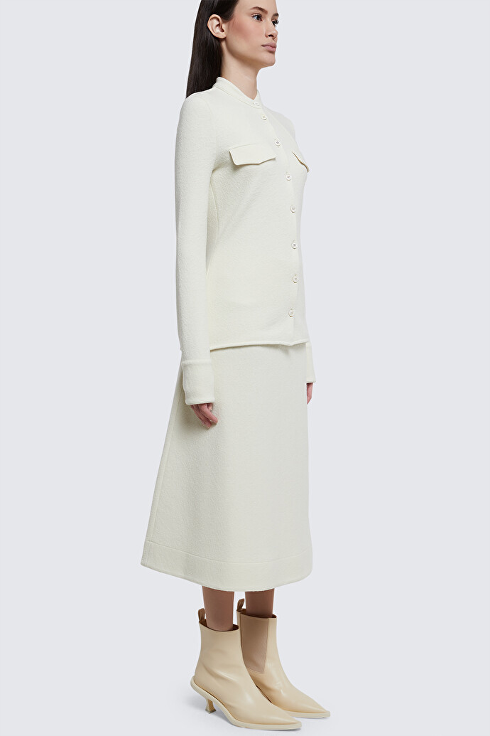Shop Jil Sander Long-sleeve Shirt In White