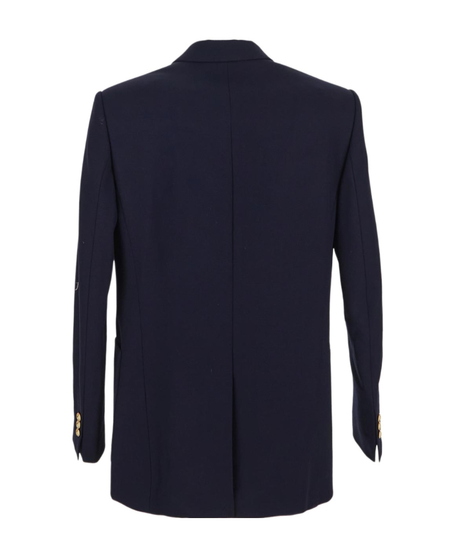 BALMAIN DOUBLE-BREASTED VIRGIN-WOOL BLAZER