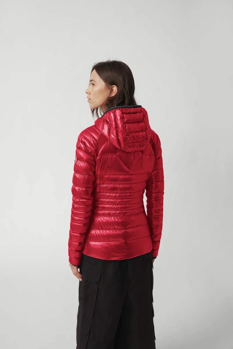 Canada Goose Fitted-waist Puffer Jacket In Red