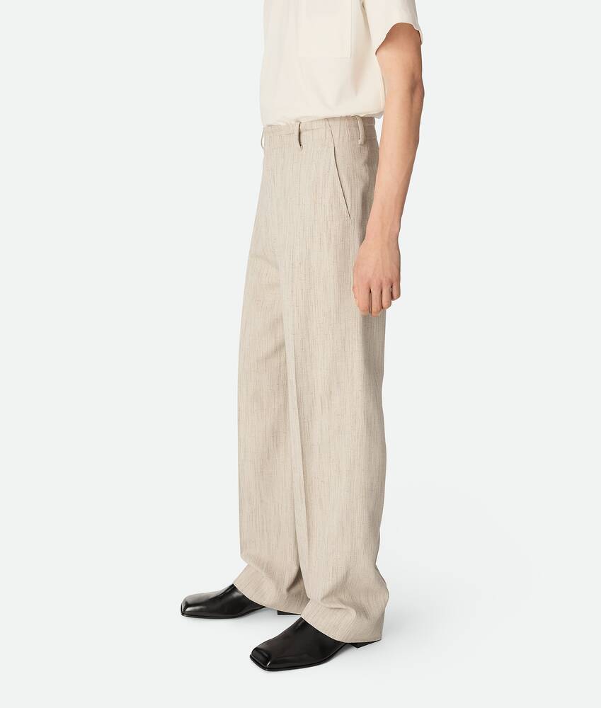 Bottega Veneta Viscose And Silk Pants In Neutral