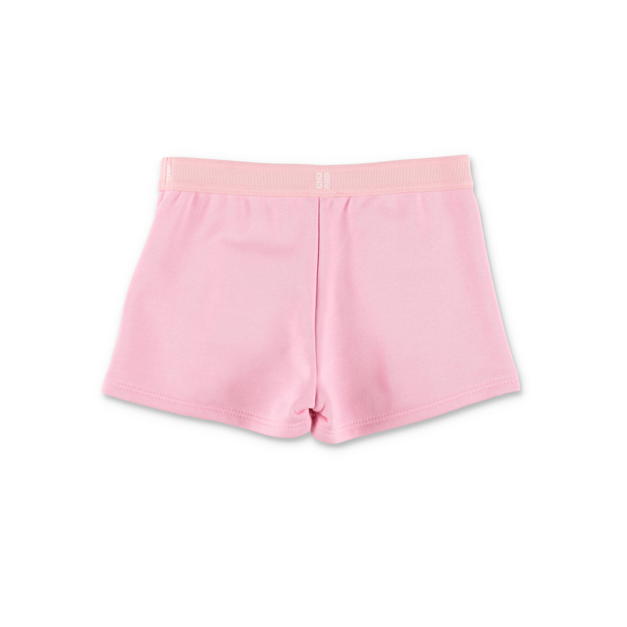Givenchy Kids Ruffled Detail Logo Waistband Shorts In Pink