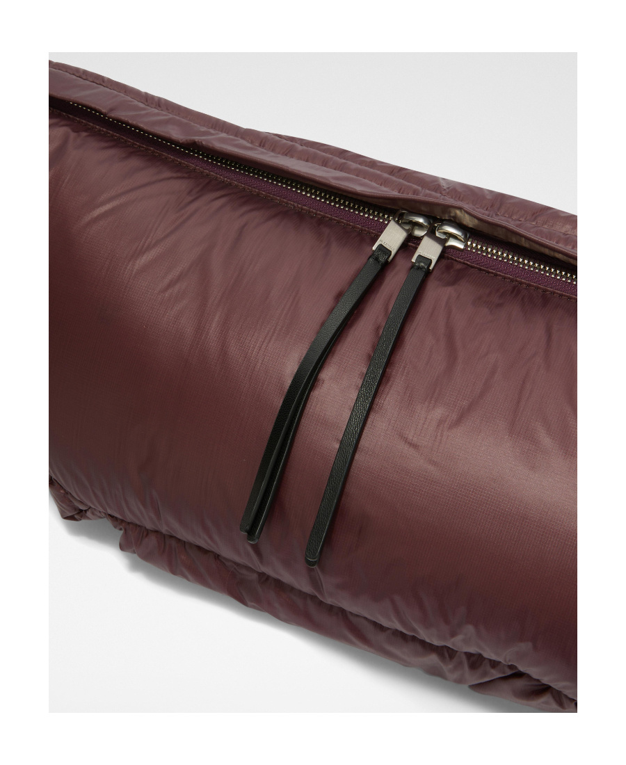 Jil Sander Logo-print Leather Belt Bag In Brown