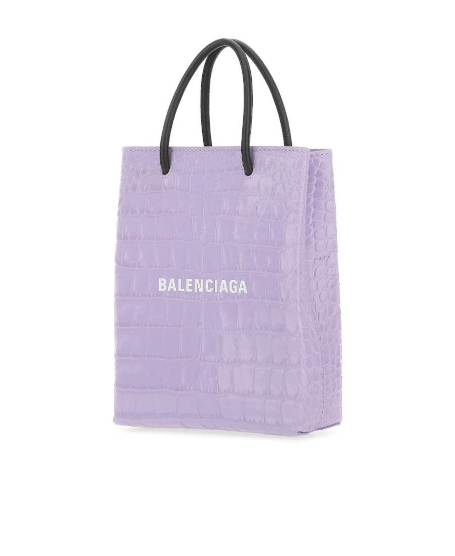 Balenciaga Women's Lilac Leather Handbag In Purple