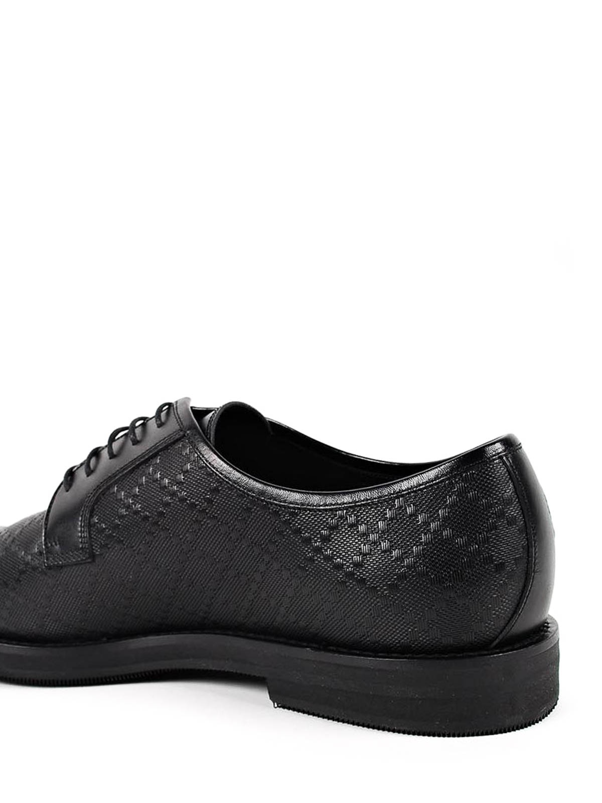 GUCCI GG PRINTED LEISURE BUSINESS SHOES