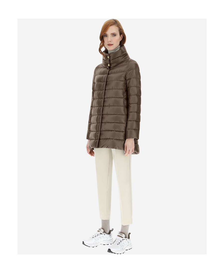 Herno Amelia Down Jacket In Brown
