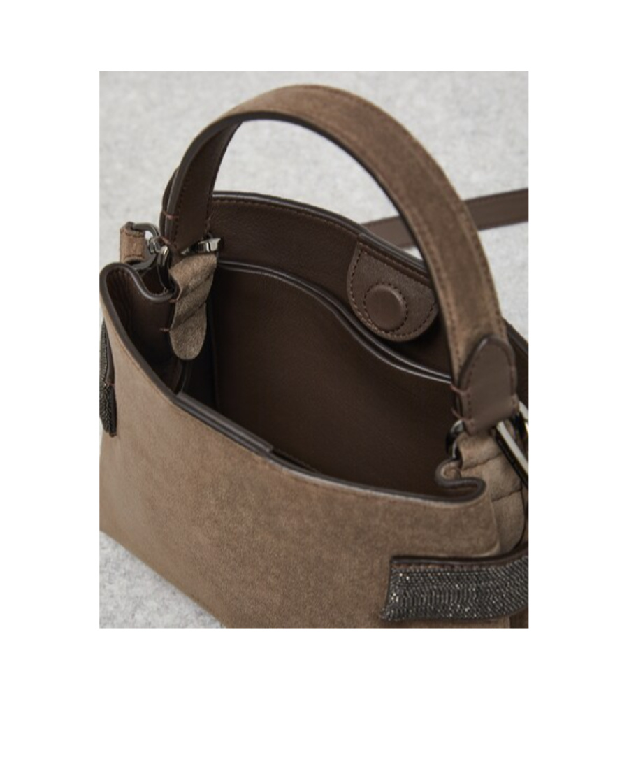 BRUNELLO CUCINELLI SUEDE TOTE BAG 