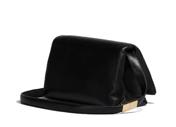 Marni New Prisma Medium Shoulder Bag In Black