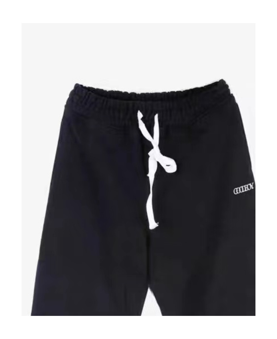 Xoxogoodboy Logo Casual Pants In Black