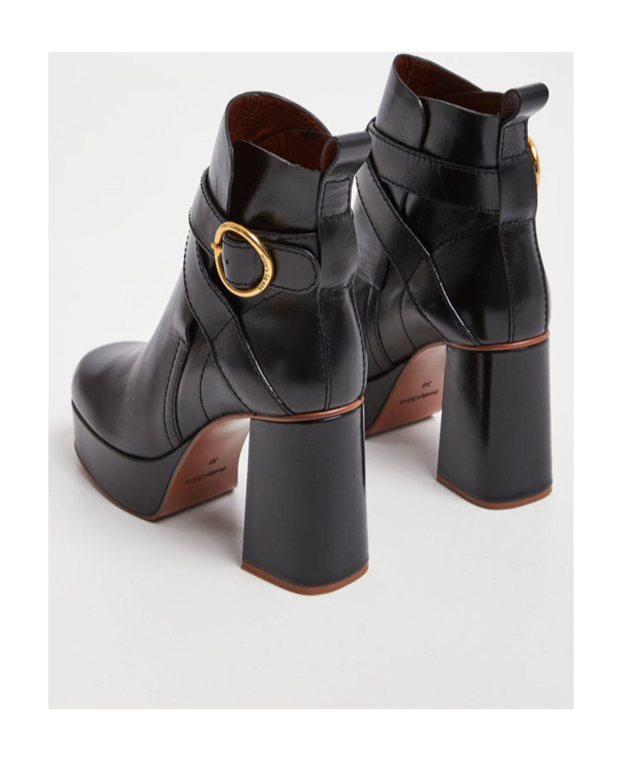 See By Chloé Logo Boots In Black