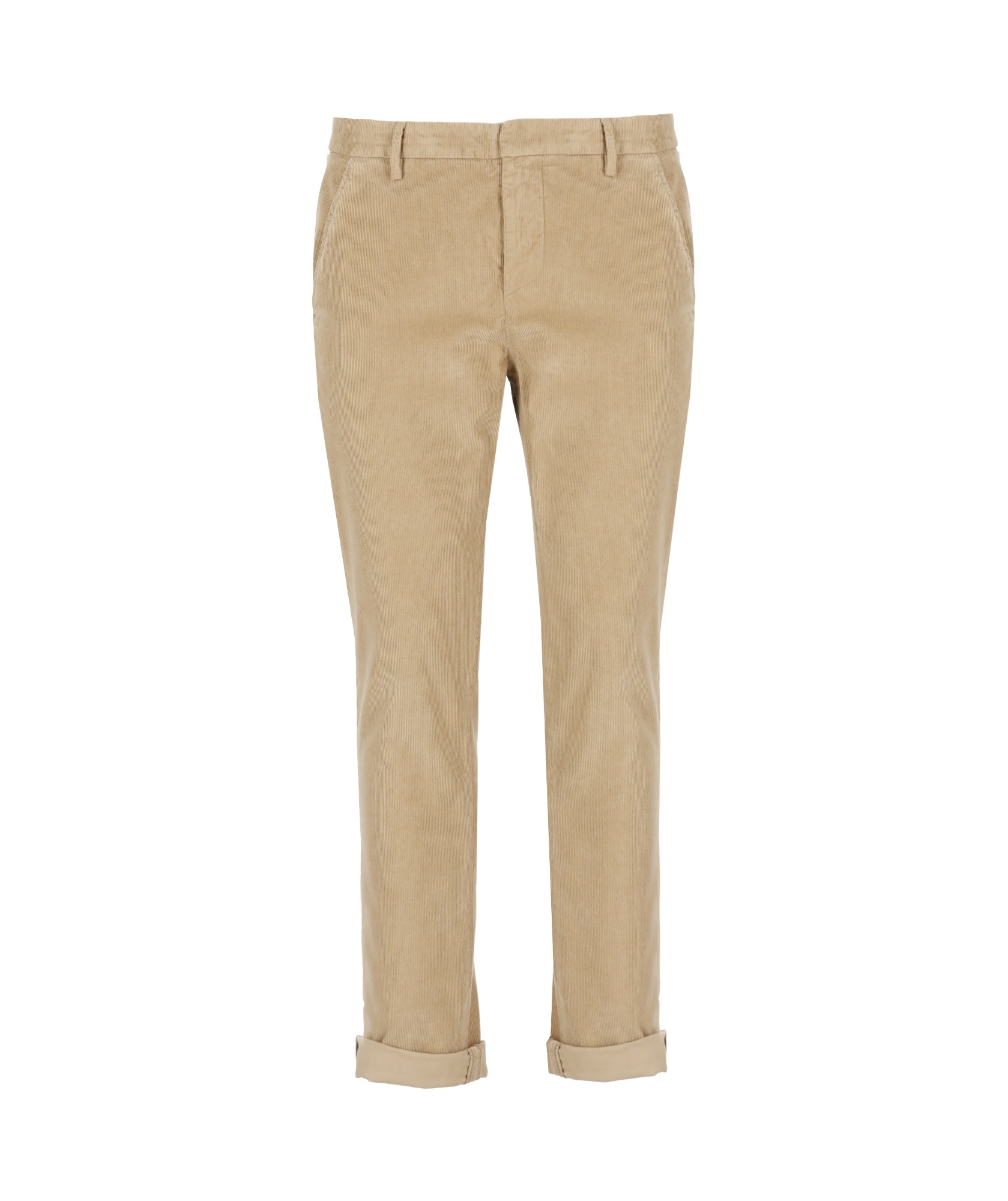 Dondup Beige Chino Trousers In Nude