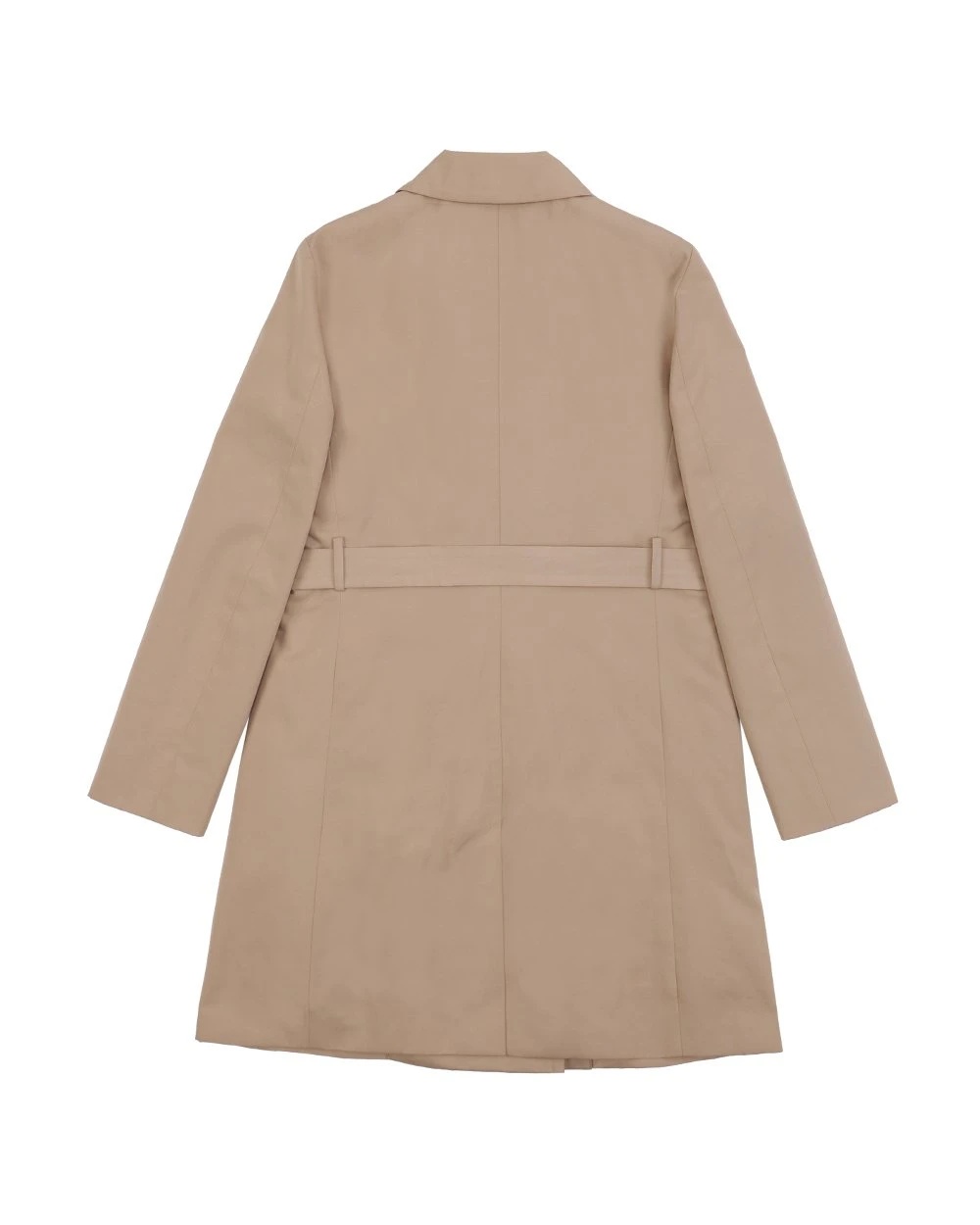 Max Mara Double-breasted Medium-long Belt Trench Coat In Nude