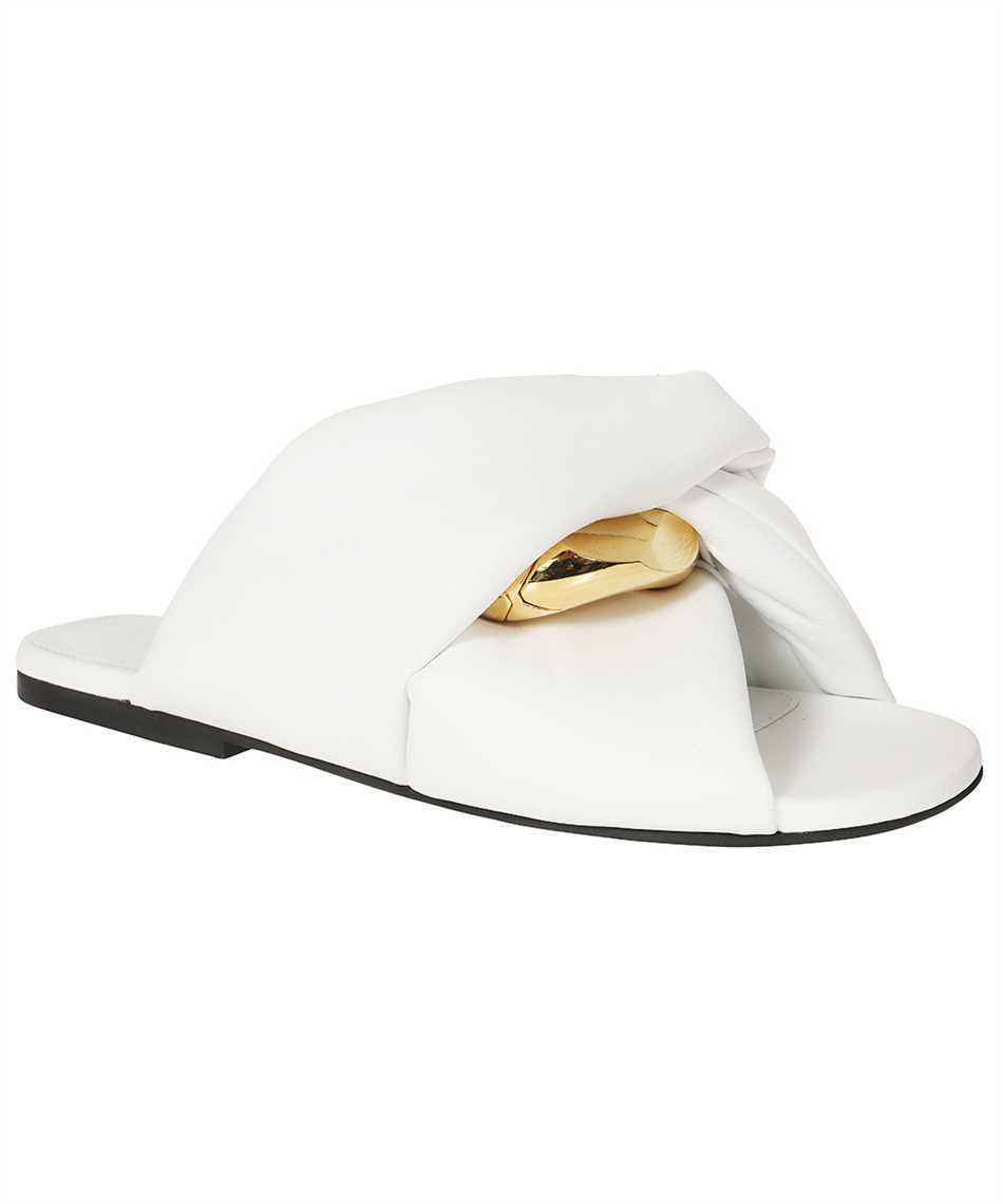 Jw Anderson Round-headed Slippers In White