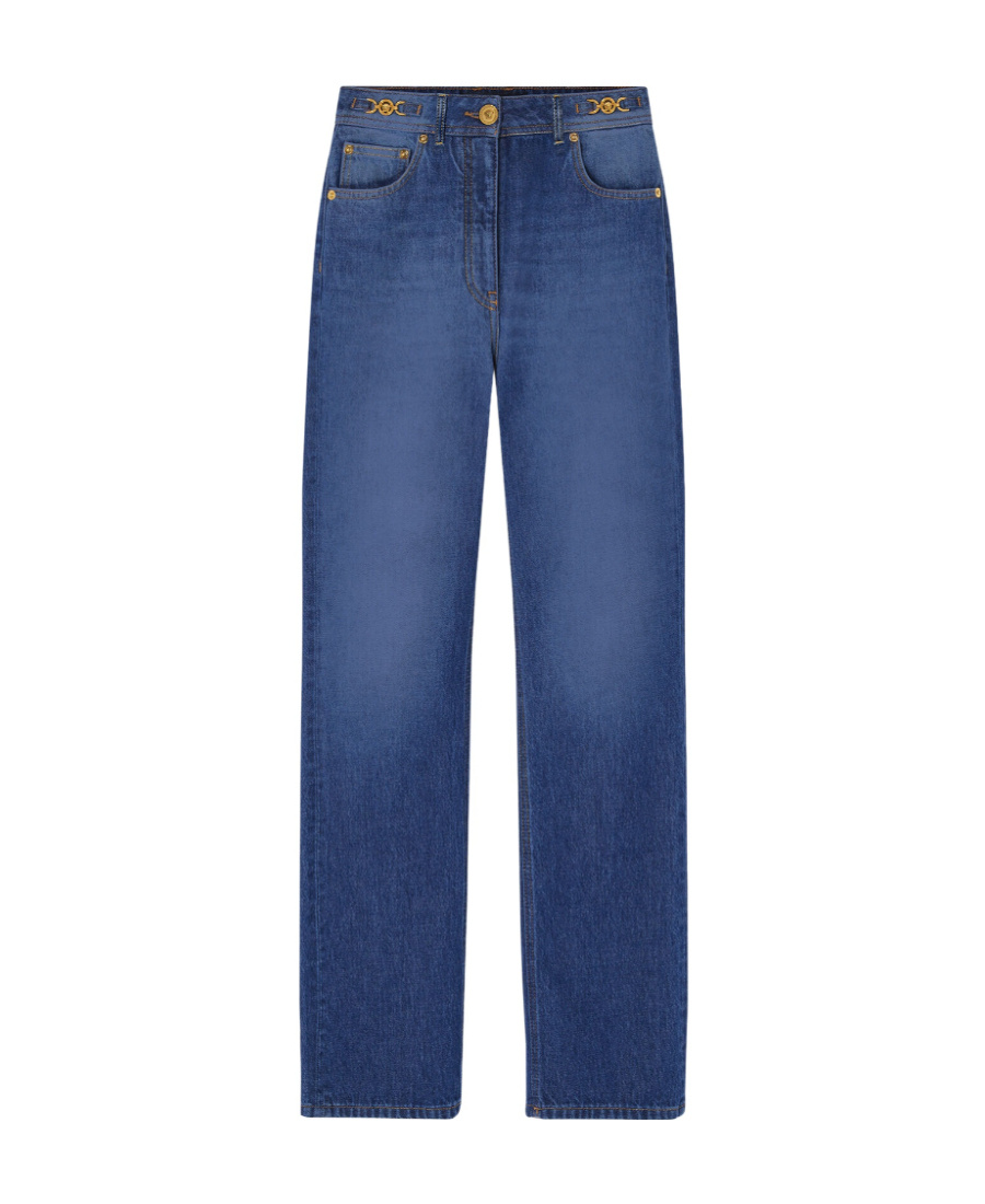 Versace Medusa '95 Straight-leg Jeans In Blue