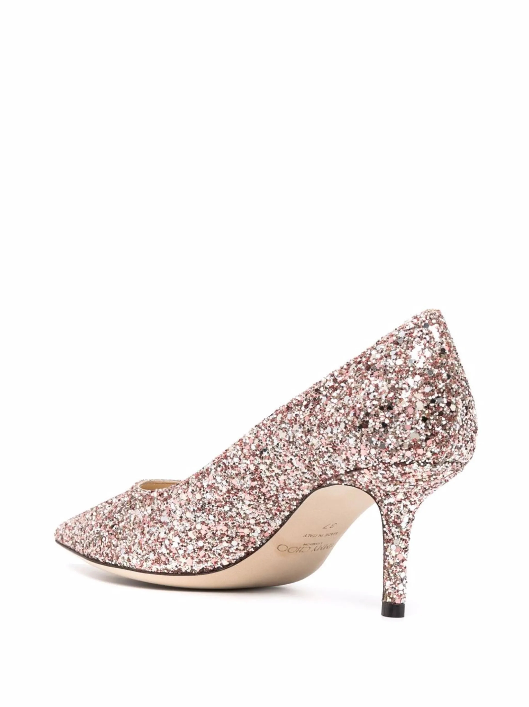 Jimmy Choo Love 85mm Glitter Pumps In Multi