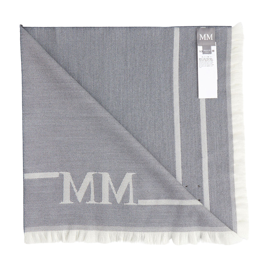 Max Mara Rectangular Scarf In Gray