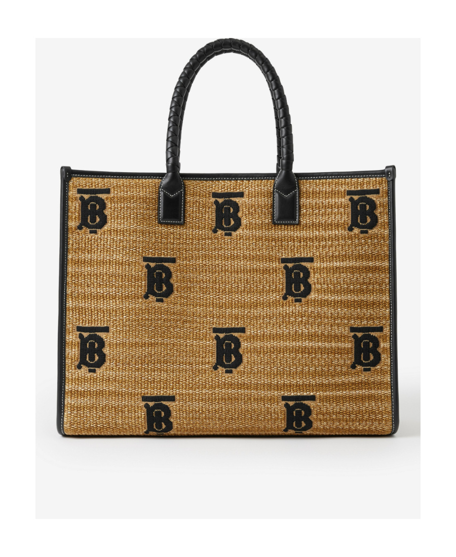 Burberry Medium Freya Tote Bag In Brown