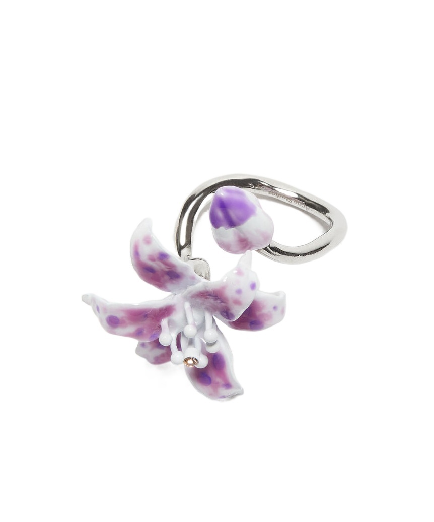 ACNE STUDIOS PAINTED-FLORAL RING