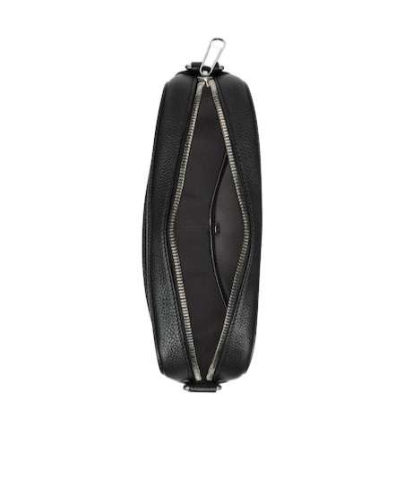 Gucci Mini Logo-appliqué Leather Shoulder Bag In Black