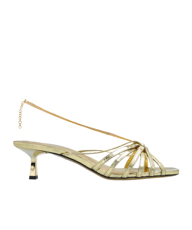 Golden Goose Deluxe Brand Nico Chained Sandals In Nude