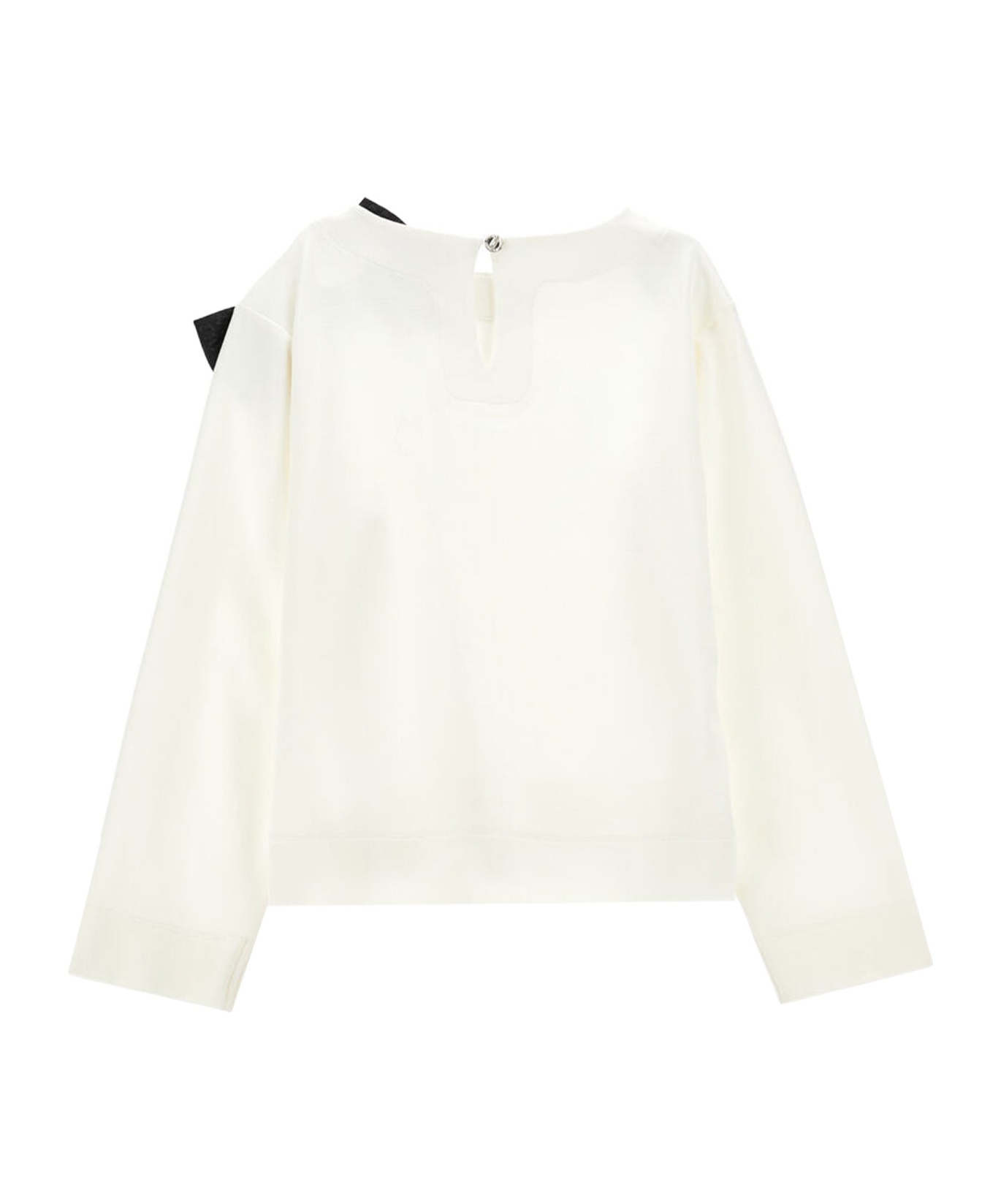 Monnalisa Bow-detail Top In White
