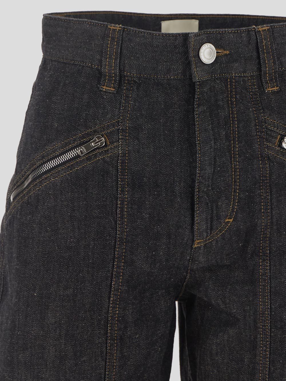 Isabel Marant High-waisted Wide-leg Jeans In Black