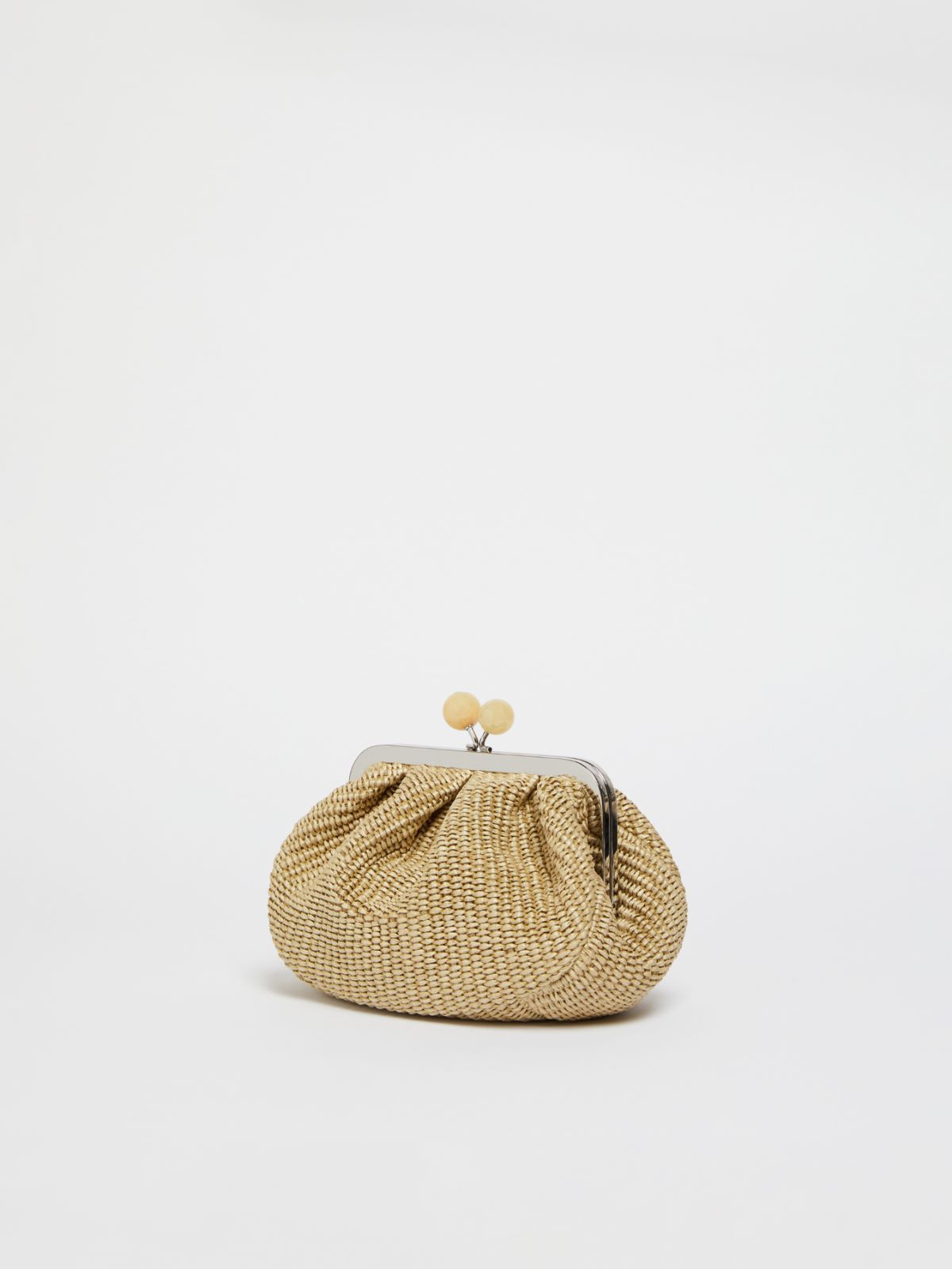 Weekend Max Mara Small Raffia-effect Pasticcino Bag