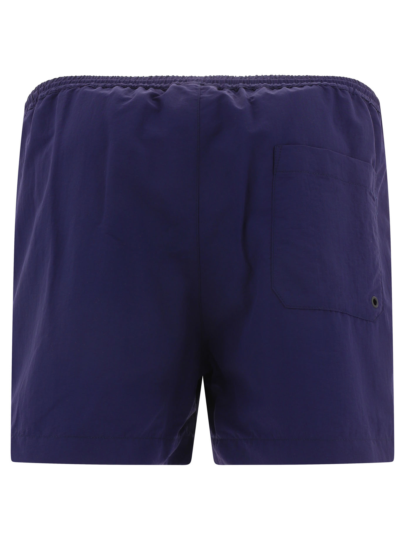 Msgm Bermuda Logo Neri In Black