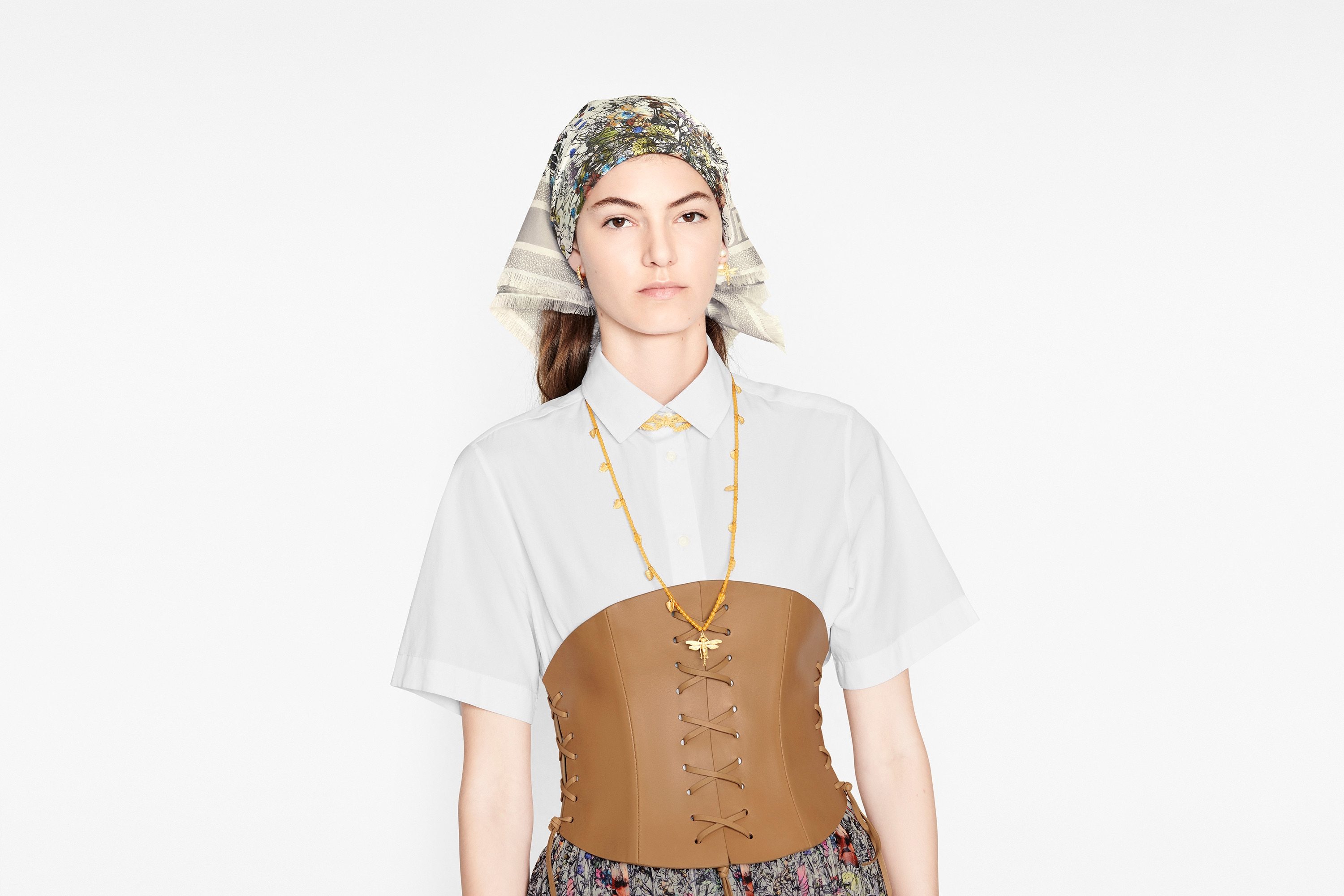 Dior A Short Sleeved Shirt In White