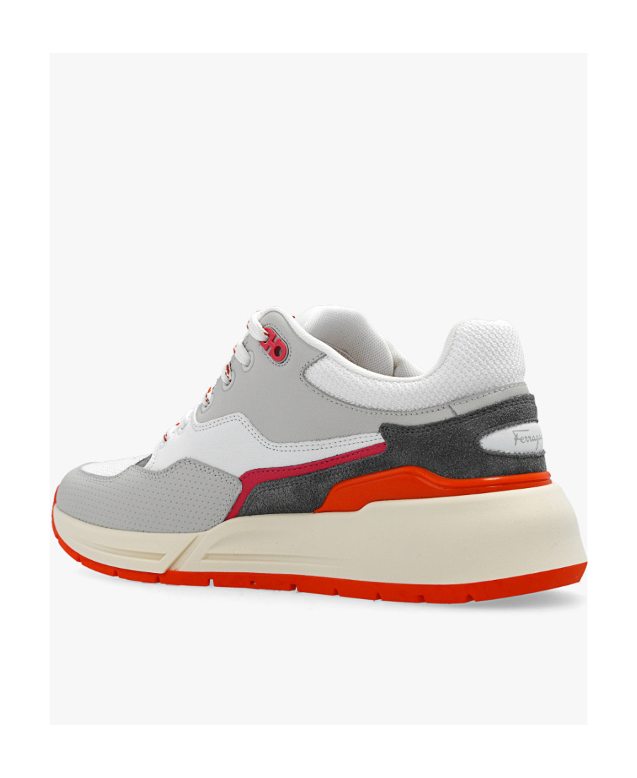 Ferragamo Cosma Low-top Sneakers In Multicolor