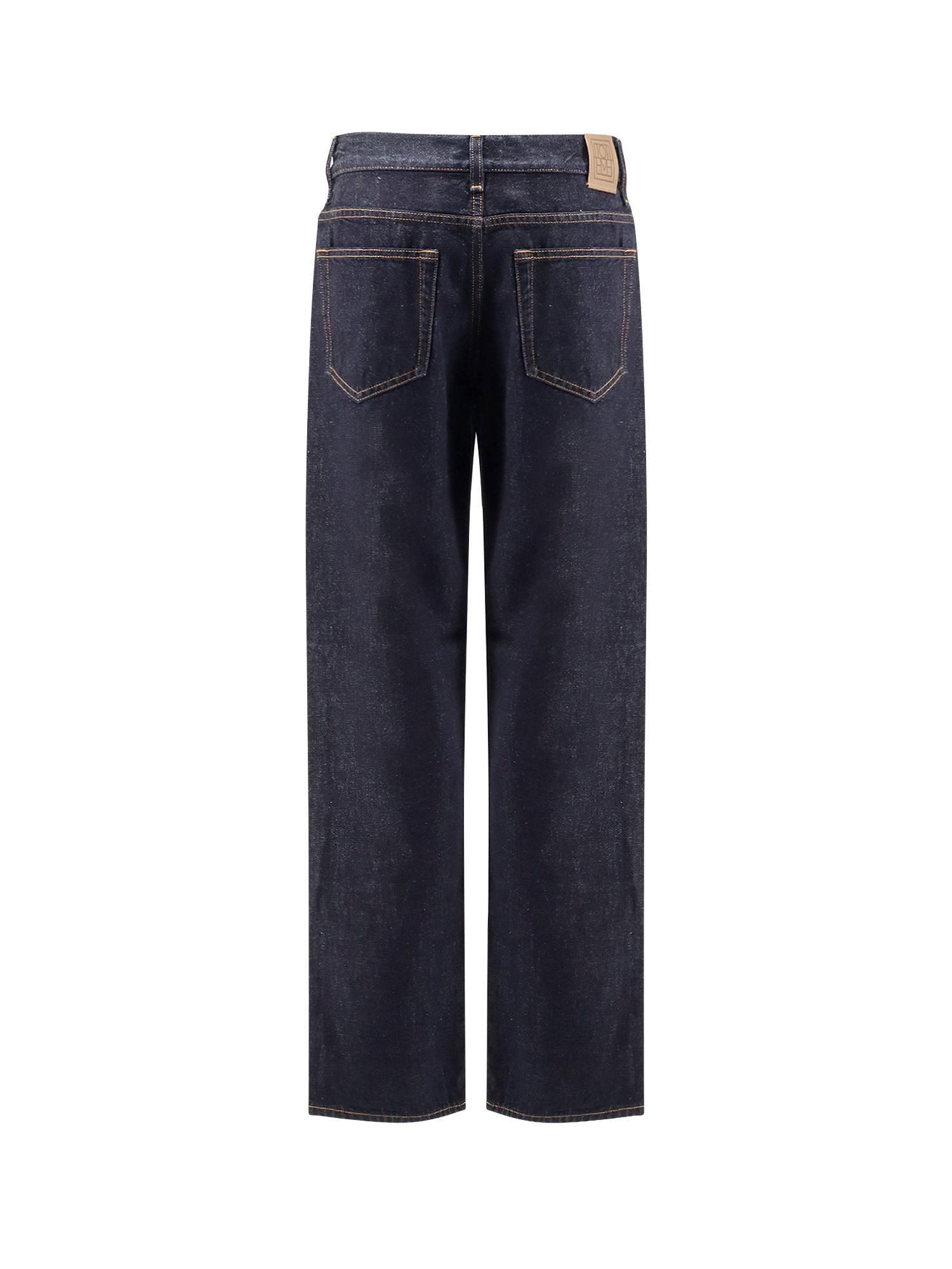 Totême Straight-leg Jeans In Denim In Black
