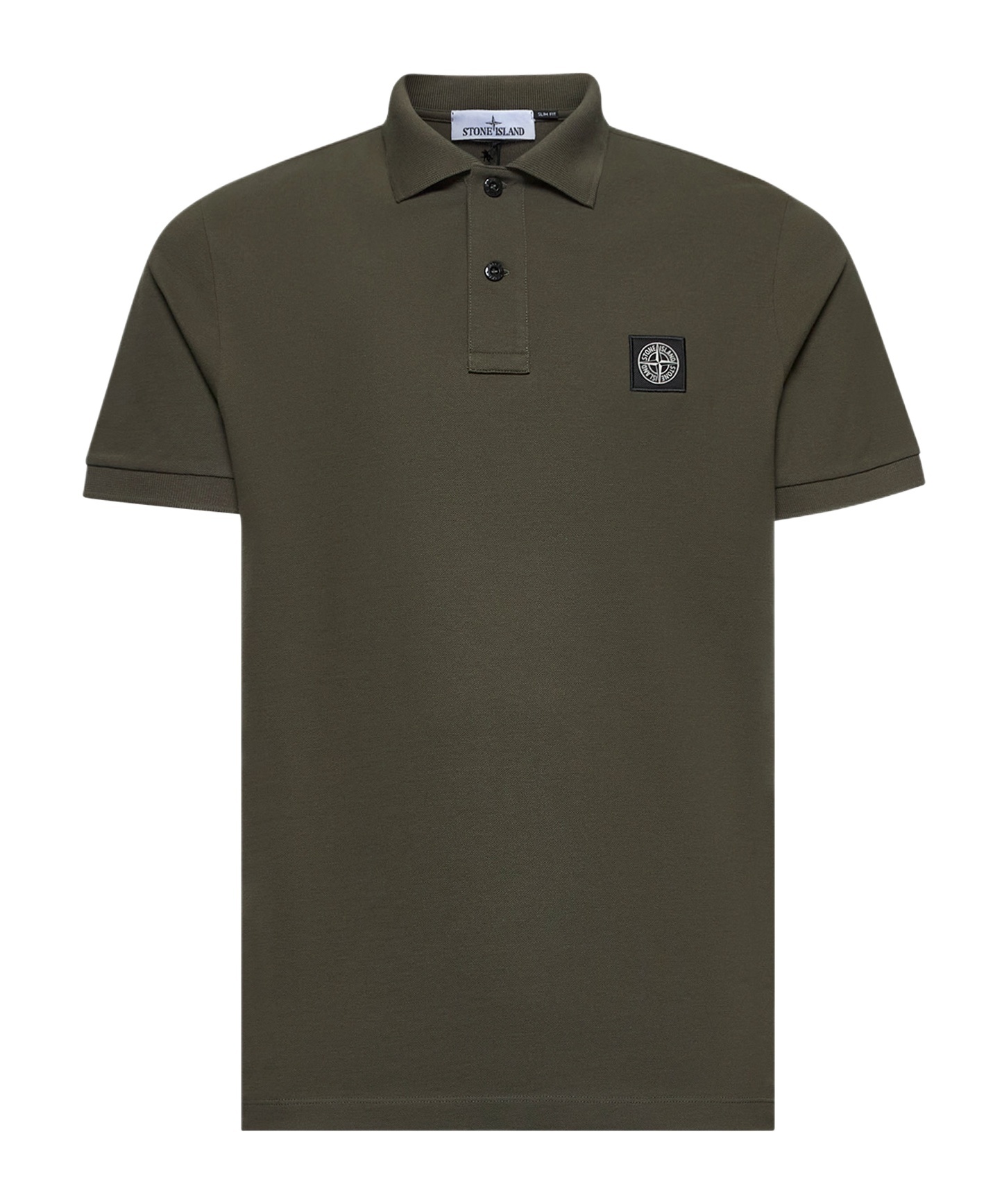 STONE ISLAND STONE ISLAND LOGO PATCH SHORT-SLEEVED POLO SHIRT