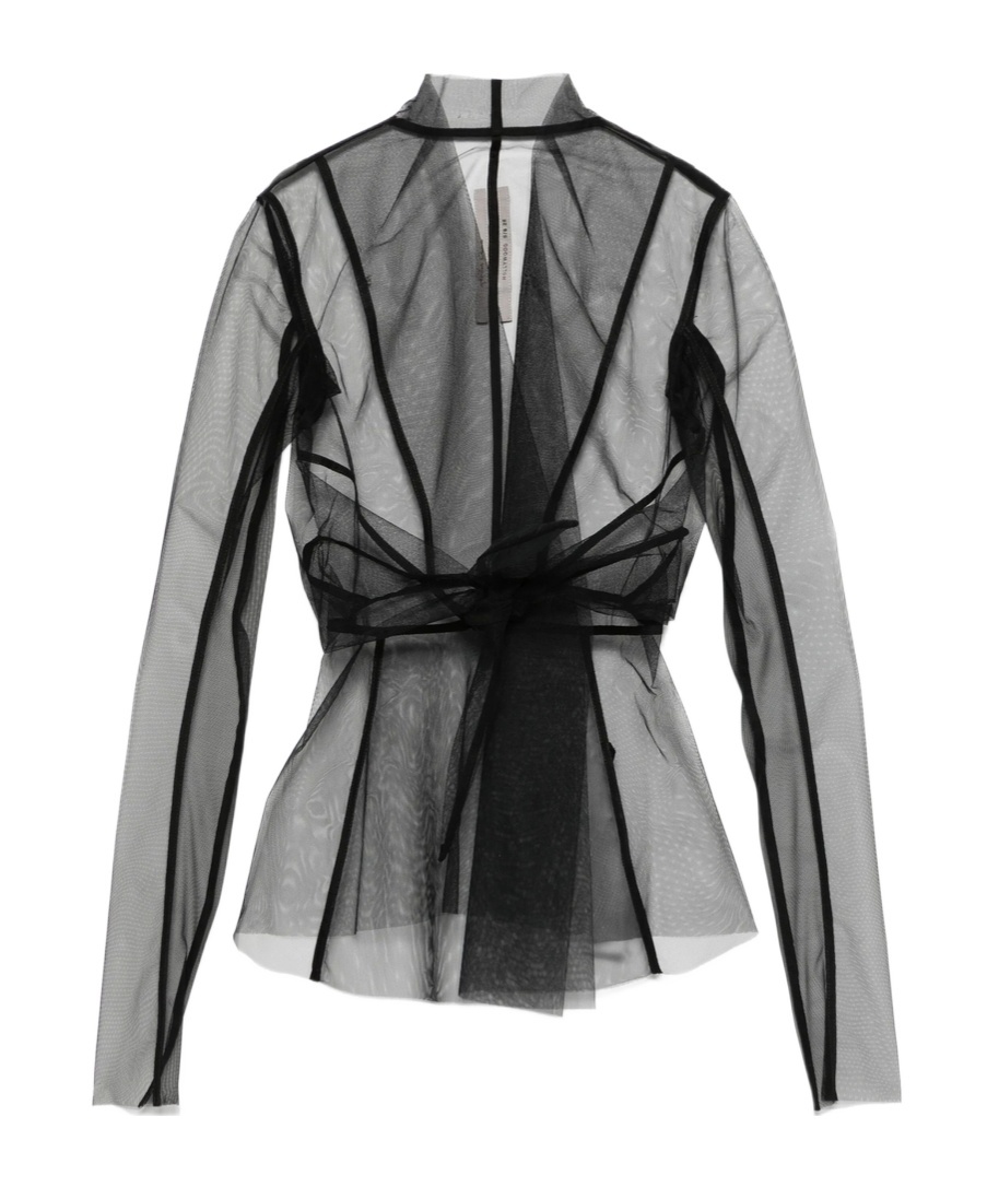 Rick Owens Ls Strutter Jacket In Gray