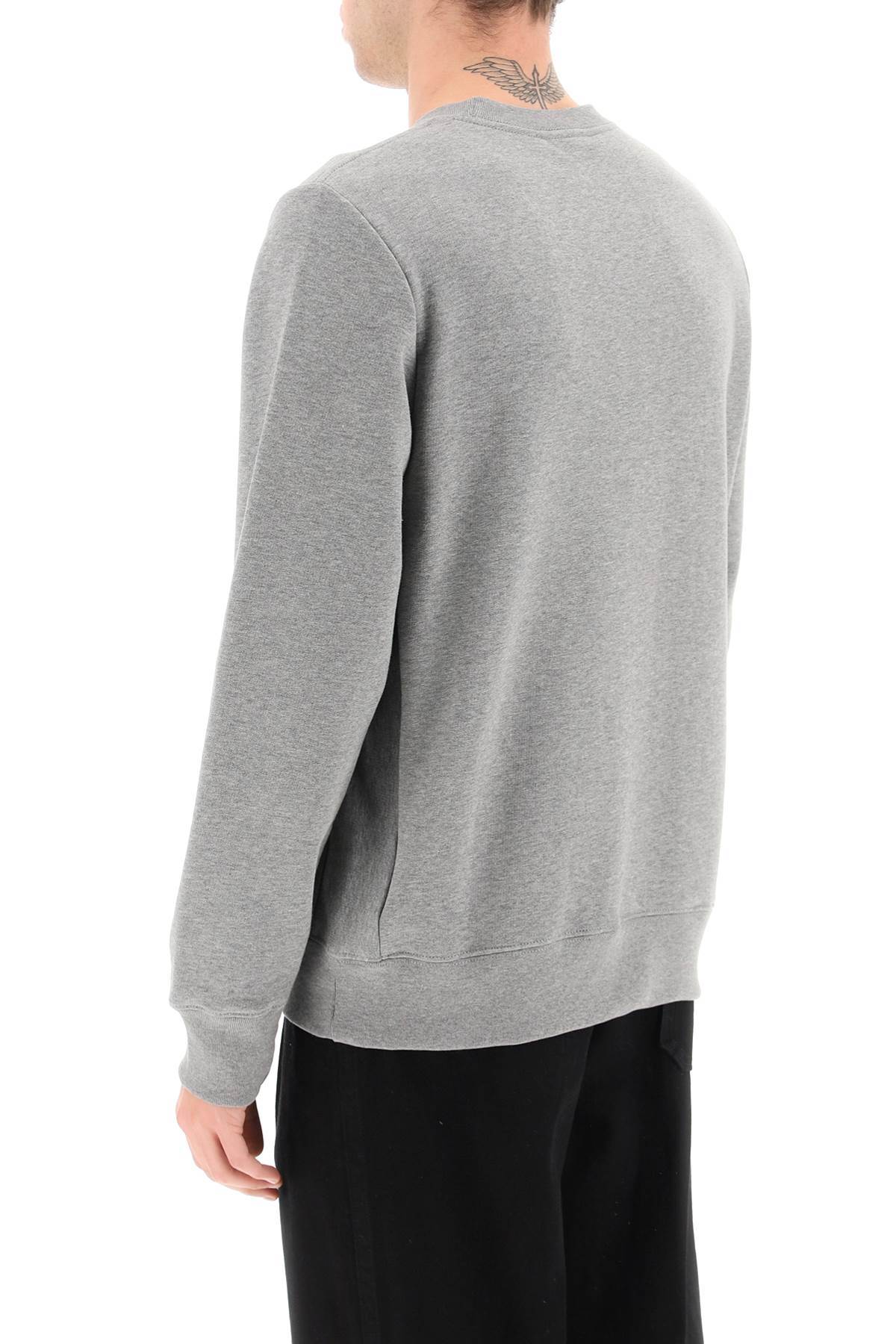Ps By Paul Smith Ps Paul Smith Sweatshirt With Zebra Patch In Gray