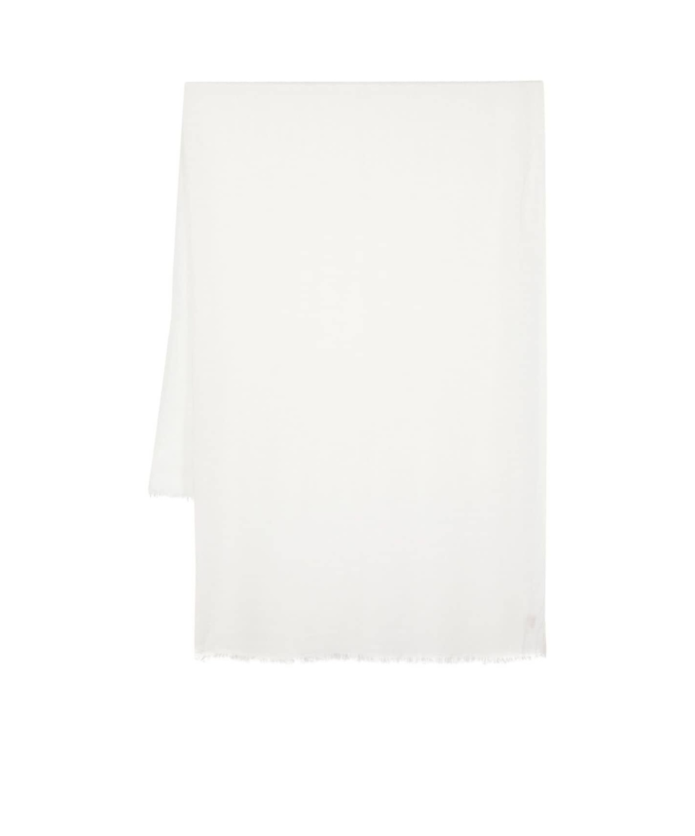 Destin Surl Rectangular Scarf In White