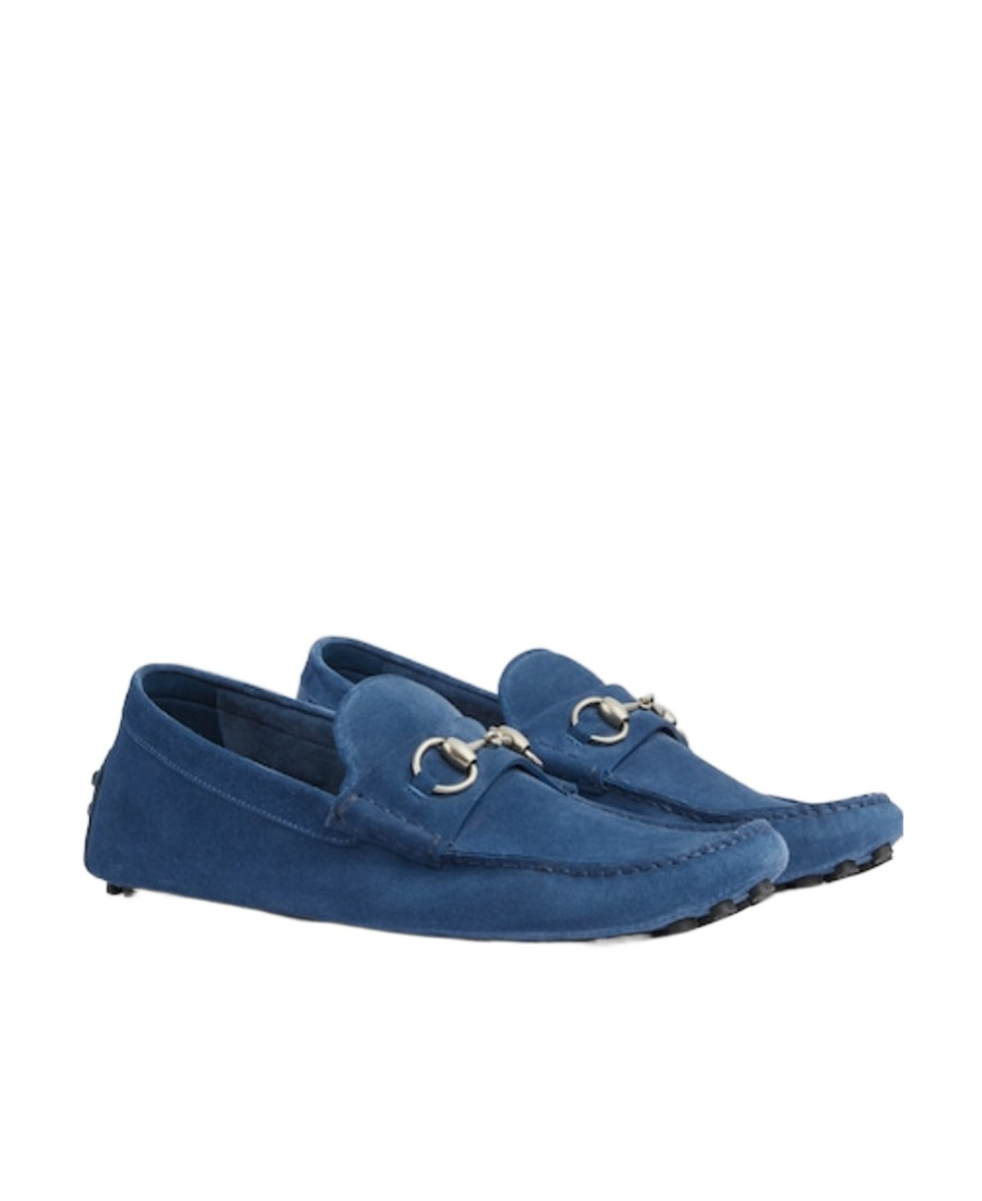 GUCCI HORSEBIT SUEDE DRIVING SHOES