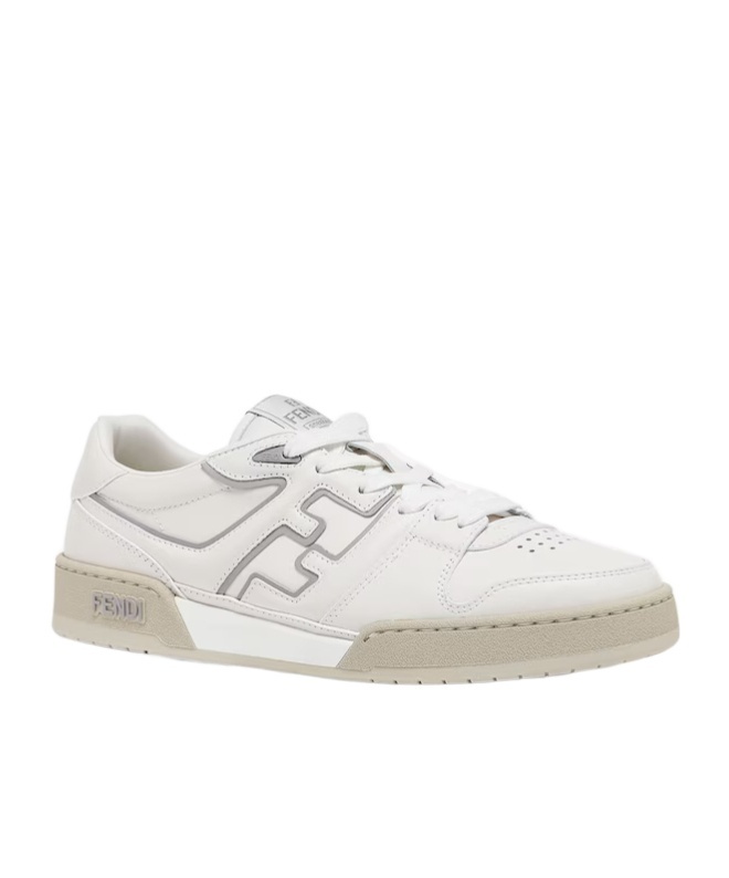 Fendi Match Sneakers In White