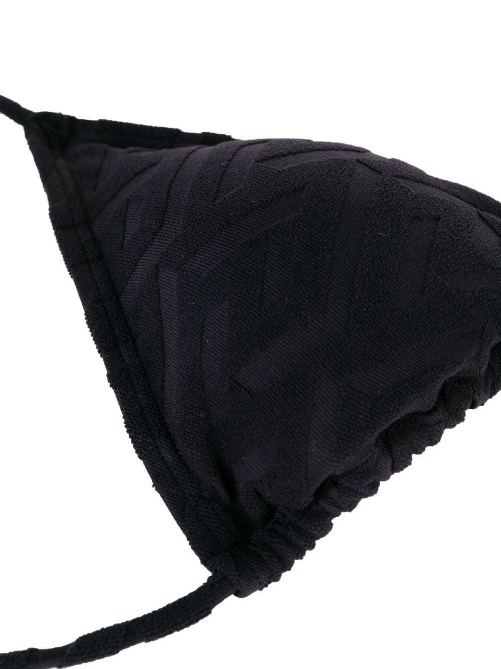 Versace Beachwear In Black Polyamide In Black