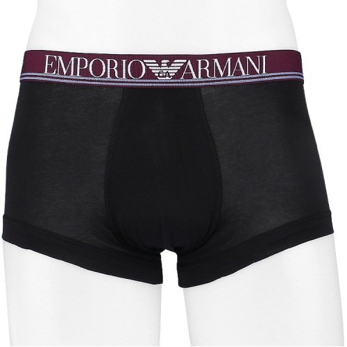 Emporio Armani Three-piece Suit Of Logo Underwear In Black