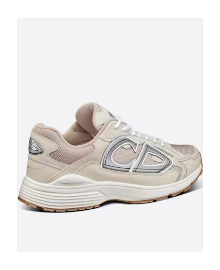 Shop Dior B30logo Low-cut Sneakers In Nude