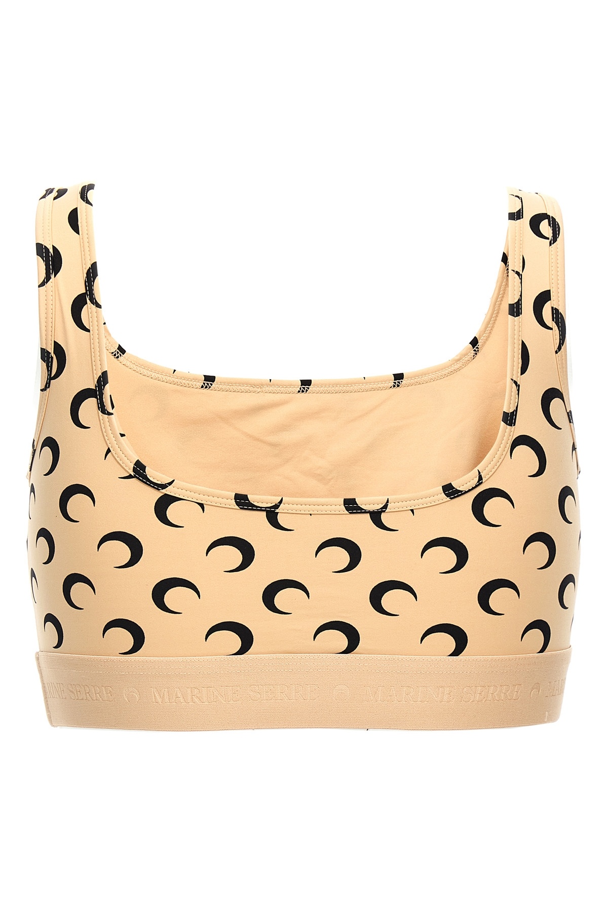 Marine Serre Regenerated Jersey Sport Bra Clothing In Multi