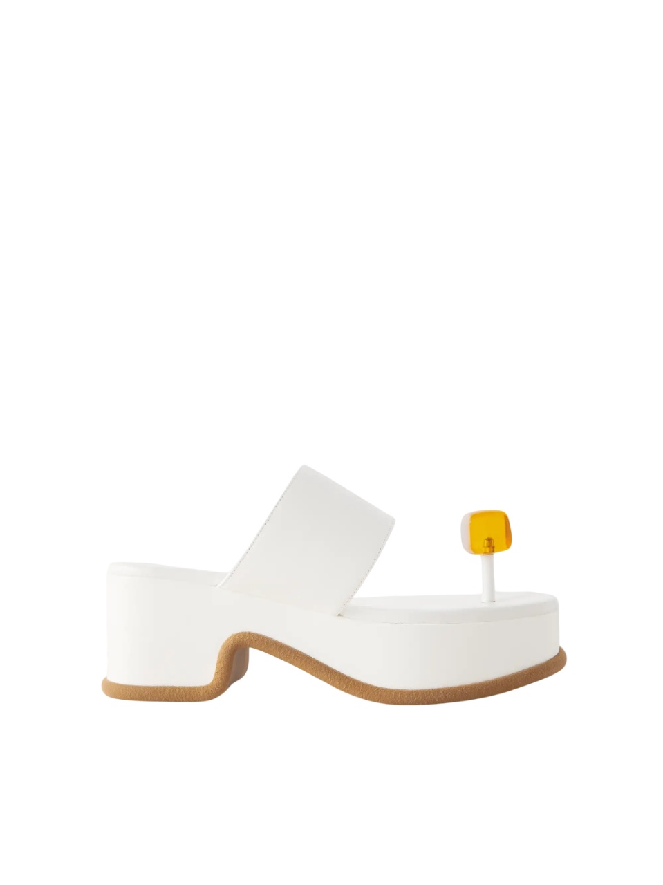 Dries Van Noten Chunky High-heeled Sandals In White