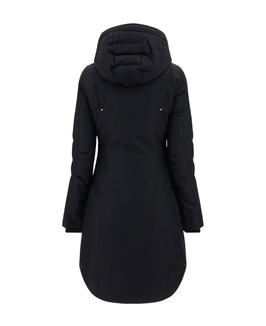 Moose Knuckles Cloud Parka Coat In Black