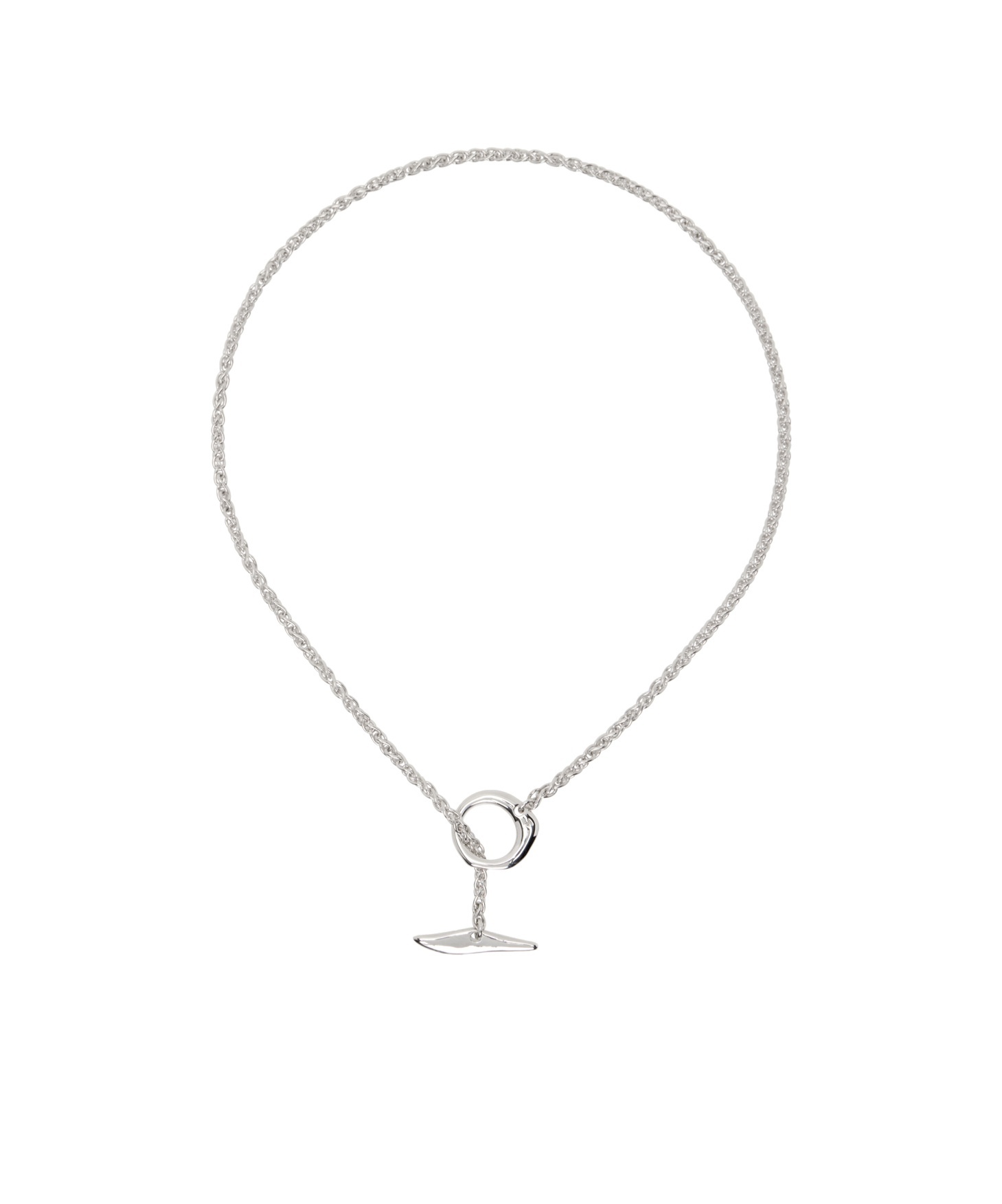 Tom Wood Robin Chain Necklace In Silver