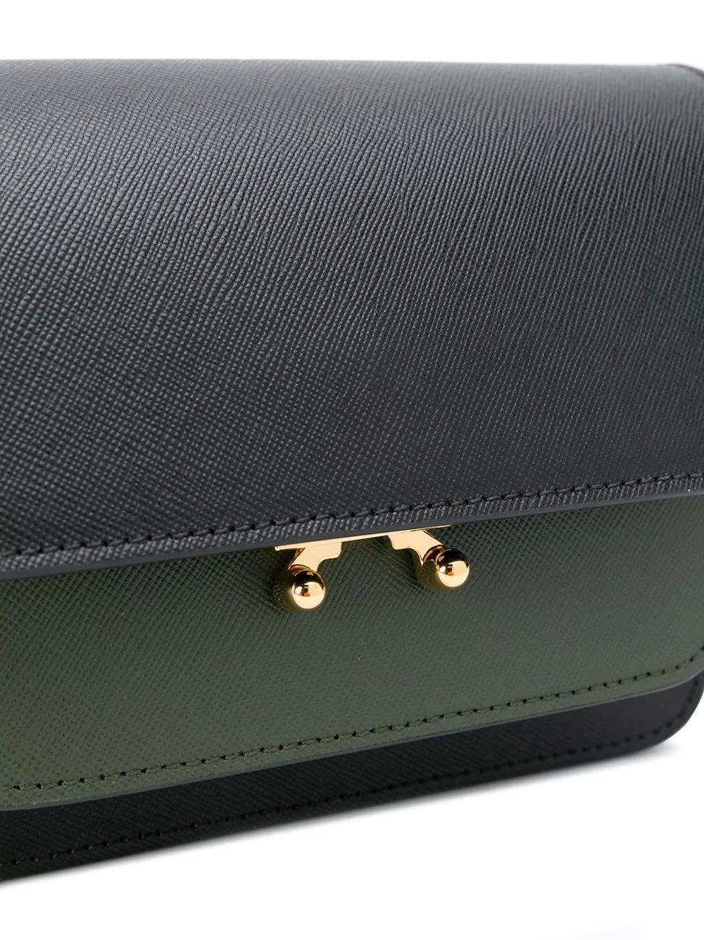 Marni Trunk Shoulder Bag In Black